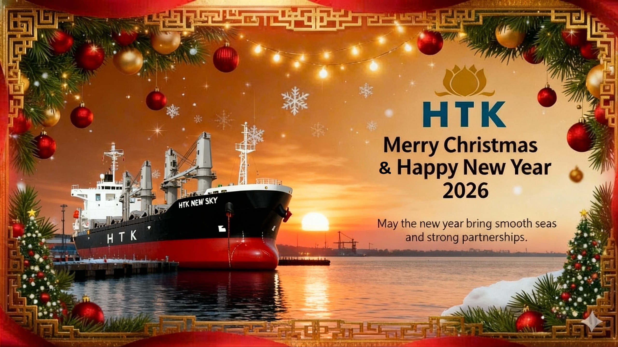 HTK trân trọng gửi tới Quý Đối tác lời chúc Giáng Sinh an lành và Năm Mới 2026 thịnh vượng.